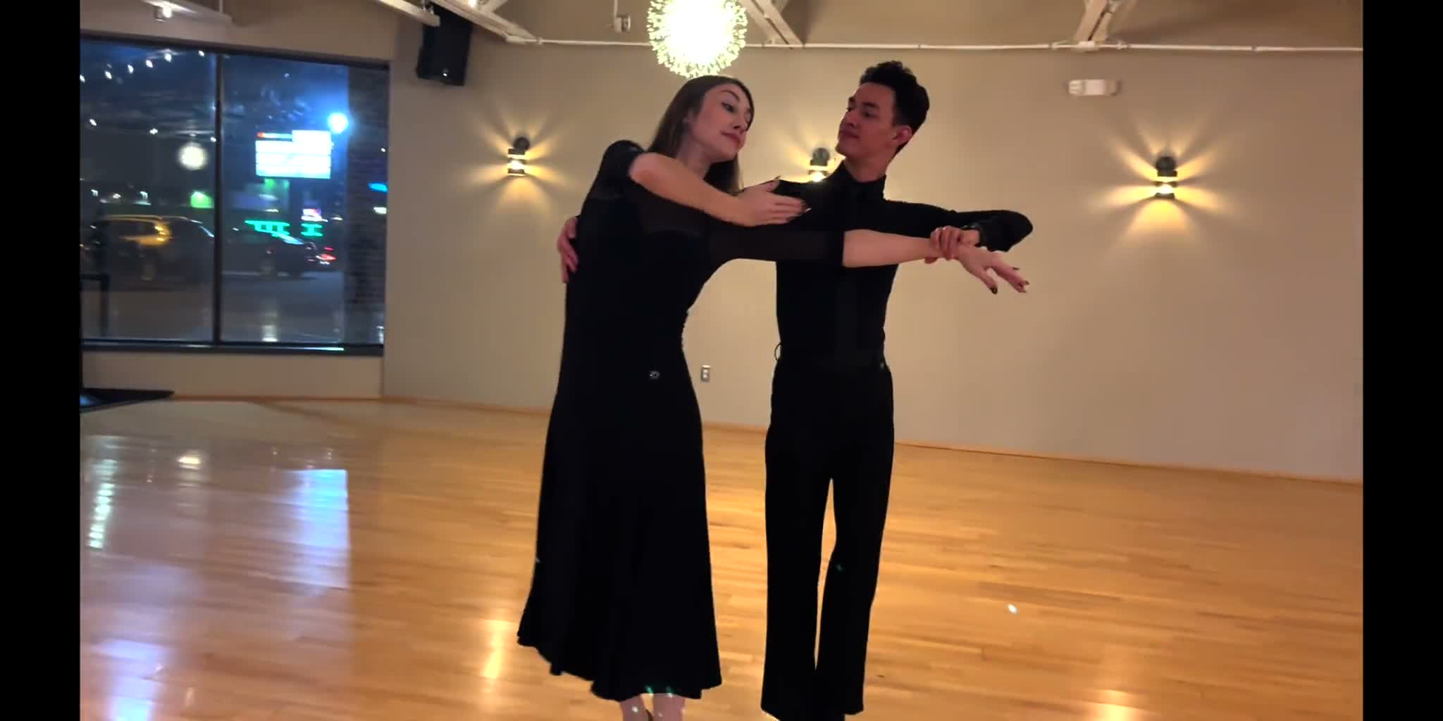 A private dance lesson in the Waterford studio